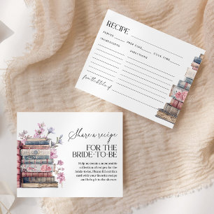 Receptkaart voor bruidsfeest 'Storybook New Chapte