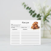 Receptkaart voor cake (Staand voorkant)