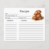 Receptkaart voor cake (Voorkant)
