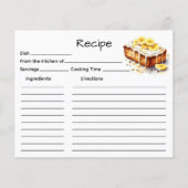 Receptkaart voor cake (Voorkant)