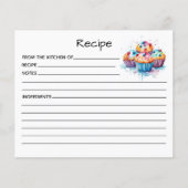Receptkaart voor cake (Voorkant)