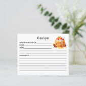 Receptkaart voor cake (Staand voorkant)