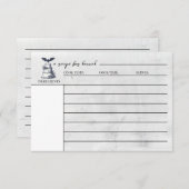 Receptkaart voor cakevleermuis informatiekaartje (Voorkant / Achterkant)