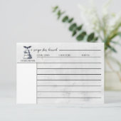 Receptkaart voor cakevleermuis informatiekaartje (Staand voorkant)