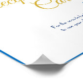 Receptkaart voor douchebord poster (Hoek)