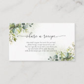 Receptkaart voor groenrecepten informatiekaartje (Voorkant)