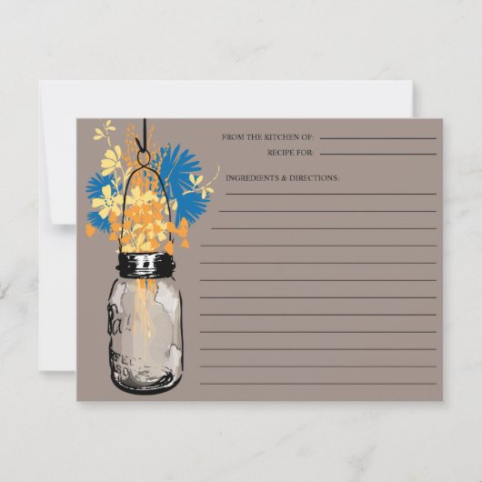 Receptkaart voor inmaakpot (Voorkant)