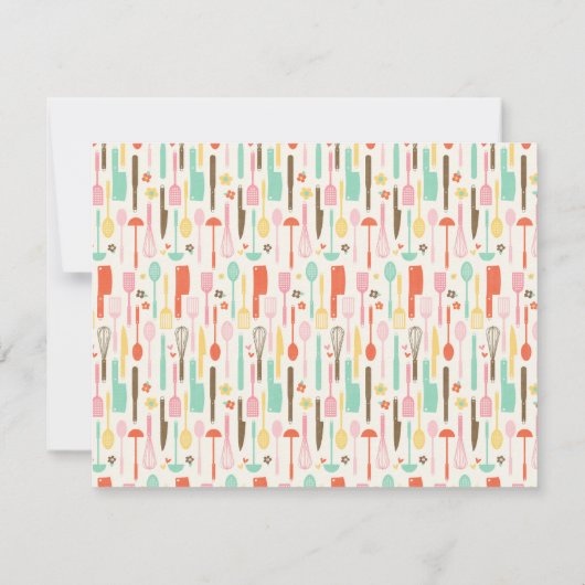 Receptkaarten 'Geluk is Thuisgemaakt' - Turkoois (Achterkant)