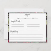 Receptkaarten met kersen achtergrond (Voorkant)