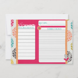 Receptkaarten voor Roze Sorbet