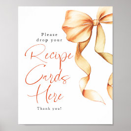 Receptkaartjes Terracotta Boog Bruidsfeest Bord Poster