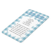 Receptmagneet voor komkommersandwich voor picknick magneet (Linkerzijde)