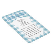 Receptmagneet voor komkommersandwich voor picknick magneet (Rechterzijde)