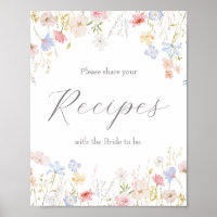 Receptteken, Recept Poster, Deel je recepten