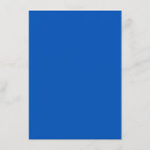 Receptverzoek - Cobaltblauwe & Witte Rozen Bruilof Informatiekaartje (Achterkant)