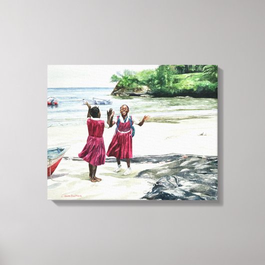 Recess bij de baai van 2002 canvas afdruk (Voorkant)