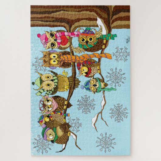 Recess for Owlets Legpuzzel (Verticaal)