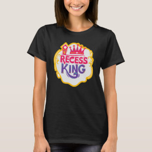 Recess King Terug naar School Happy First Day Scho T-shirt