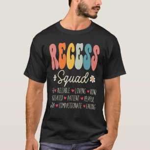 Recess Squad Appreciation Week Terug naar school T-shirt