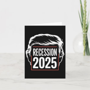 Recessie 2025 Bedankt Trump Ironisch politiek grap Kaart