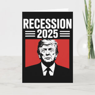 Recessie 2025 Dank Trump Ironisch Politiek Grappig Kaart