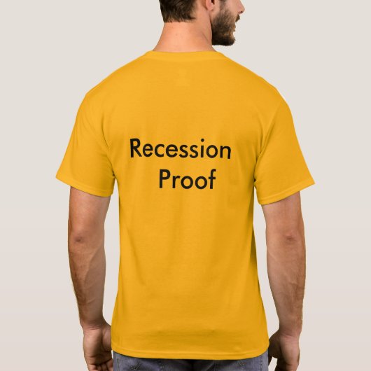Recessiebewijs T-shirt (Achterkant)