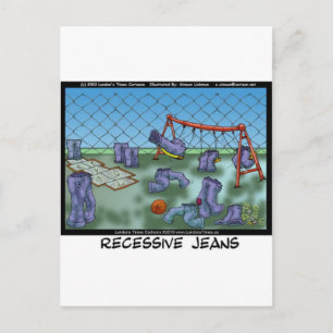 Recessieve Broeken Grappige Cadeaus T-shirts & Ver Briefkaart