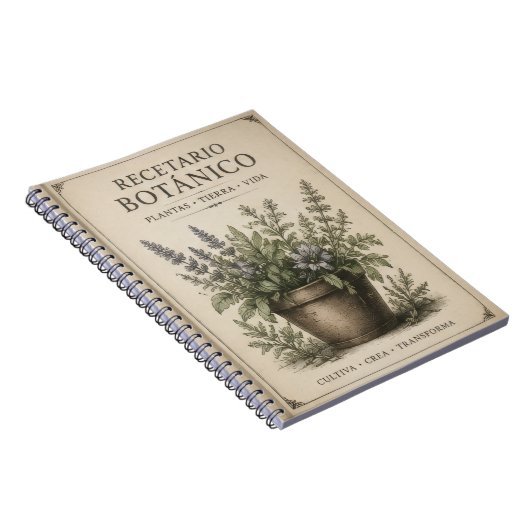 recetario botanico de bolsillo notitieboek (Rechterzijde)