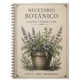 recetario botanico de bolsillo notitieboek (Voorkant)