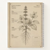 recetario botanico notitieboek (Achterkant)