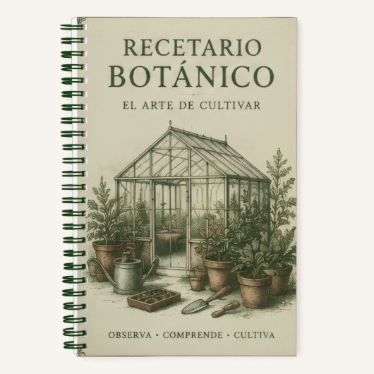 recetario botanico notitieboek (Voorkant)