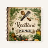 recetario de la abuela notitieboek (Voorkant)