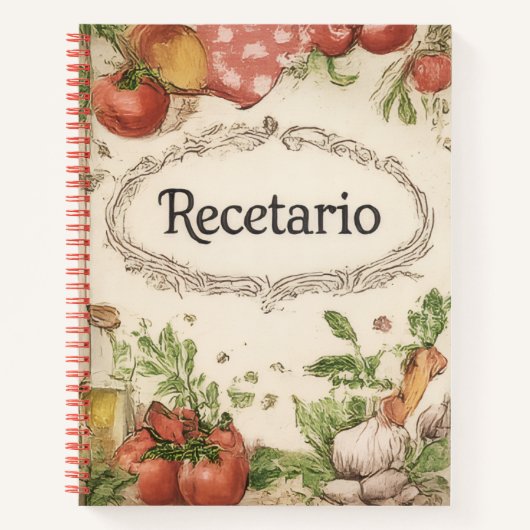 recetario notitieboek (Voorkant)