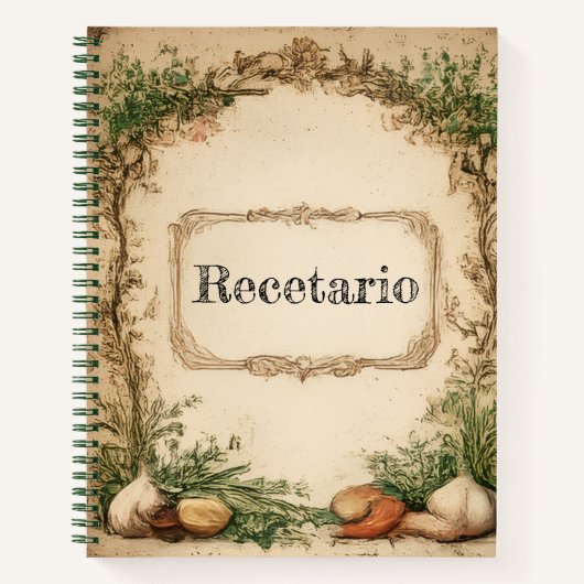 recetario notitieboek (Voorkant)