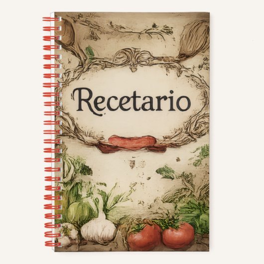 recetario notitieboek (Voorkant)