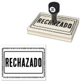 RECHAZADO RUBBERSTEMPEL (Gestempeld)
