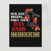 recherche Forensic Science Investigator Crime Briefkaart (Voorkant)