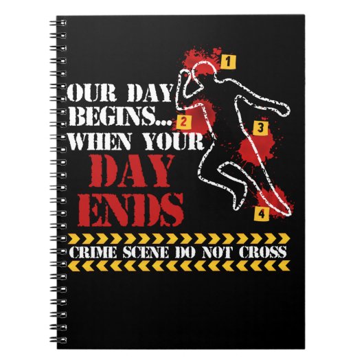 recherche Forensic Science Investigator Crime Notitieboek (Voorkant)