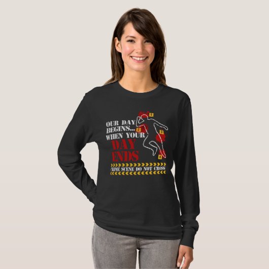 recherche Forensic Science Investigator Crime T-shirt (Voorkant volledig)