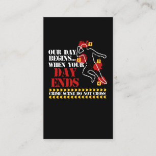 recherche Forensic Science Investigator Crime Visitekaartje