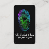 Rechercheur Agentschap/Visitekaartje Veiligheid Visitekaartje (Voorkant)