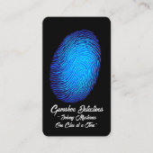 Rechercheur Agentschap/Visitekaartje Veiligheid Visitekaartje (Voorkant)