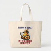 Rechercheur Banaan in loopgravenjas lost mysteries Grote Tote Bag (Voorkant)