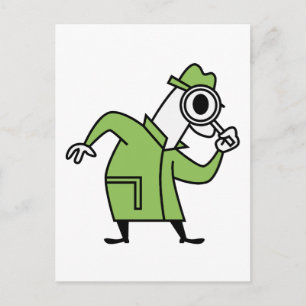 rechercheur briefkaart