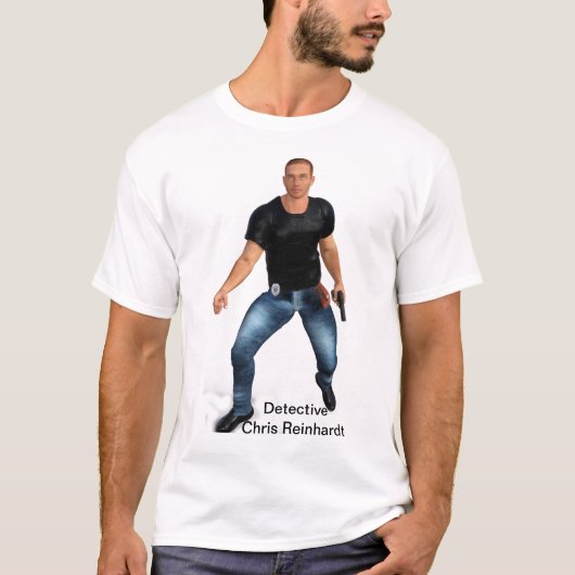 Rechercheur Chris Reinhardt T-shirt (Voorkant)