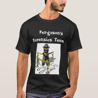 rechercheur_crime_scene_lw,   Ferguson'sForensics. T-shirt