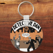 Rechercheur Dan, een verhaal in Cartoons Sleutelhanger (Voorkant)