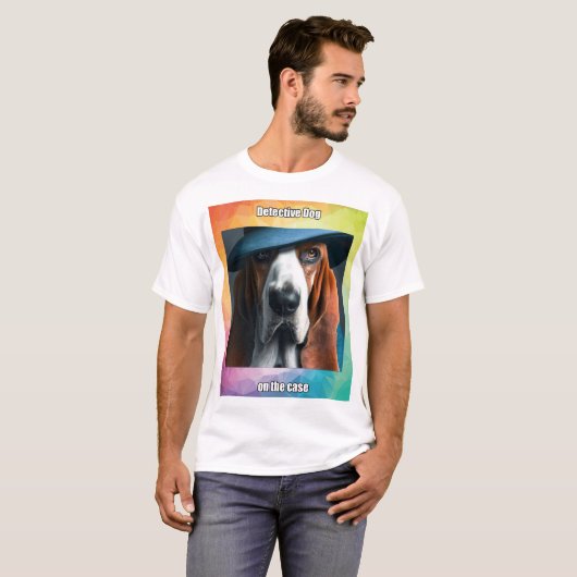 rechercheur Dog T-shirt (Voorkant volledig)