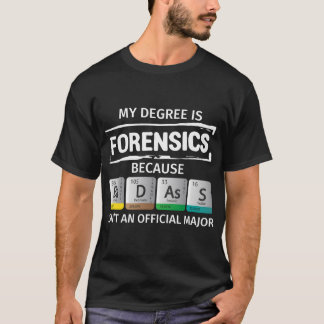 Rechercheur Forensische Criminaliteit T-shirt