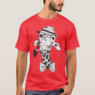 Rechercheur Giraffe met pijp en Pet T-shirt